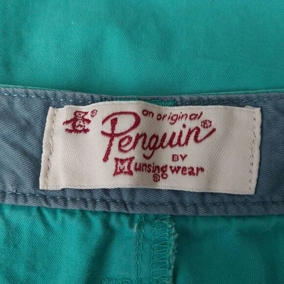 Original Penguin Flat Front Cotton Chino Shorts Size 36 - Picture 6 of 7